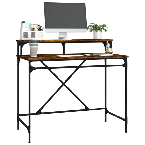 Schreibtisch Räuchereiche 100x50 cm