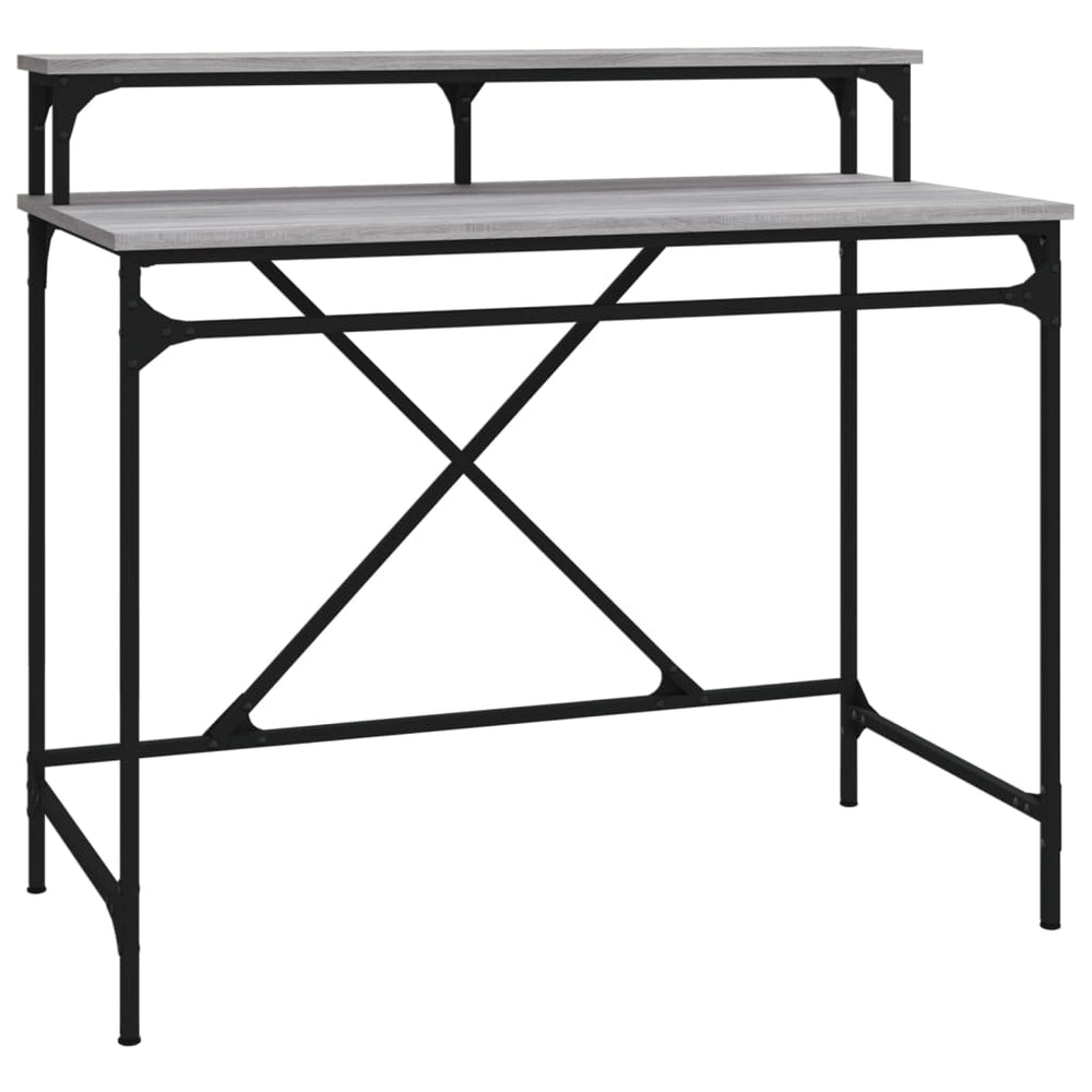 Schreibtisch Grau Sonoma 100x50 cm