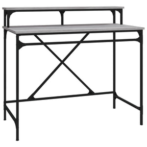Schreibtisch Grau Sonoma 100x50 cm