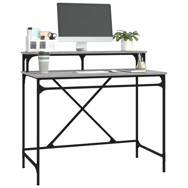 Schreibtisch Grau Sonoma 100x50 cm