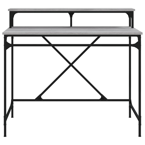 Schreibtisch Grau Sonoma 100x50 cm