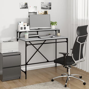 Schreibtisch Grau Sonoma 100x50 cm