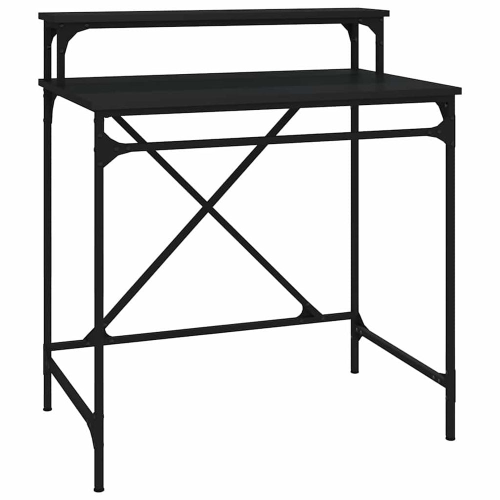 Schwarzer Schreibtisch 80x50x90 cm