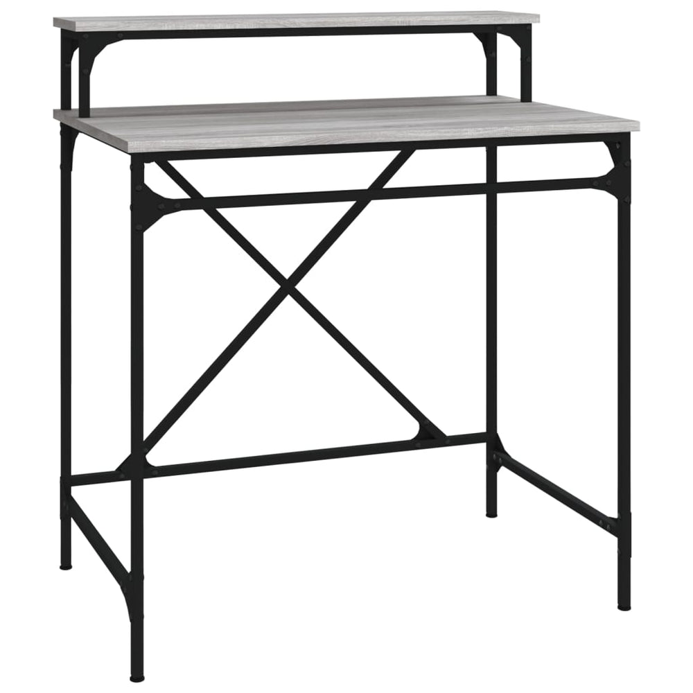 Schreibtisch Grau Sonoma 80x50x90 cm