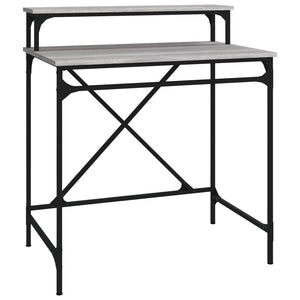 Schreibtisch Grau Sonoma 80x50x90 cm