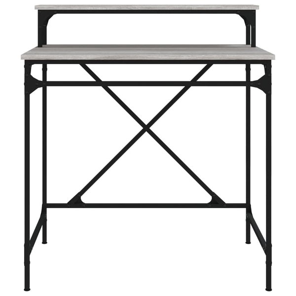 Schreibtisch Grau Sonoma 80x50x90 cm