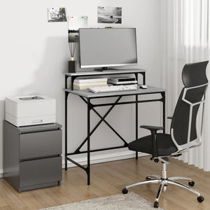 Schreibtisch Grau Sonoma 80x50x90 cm