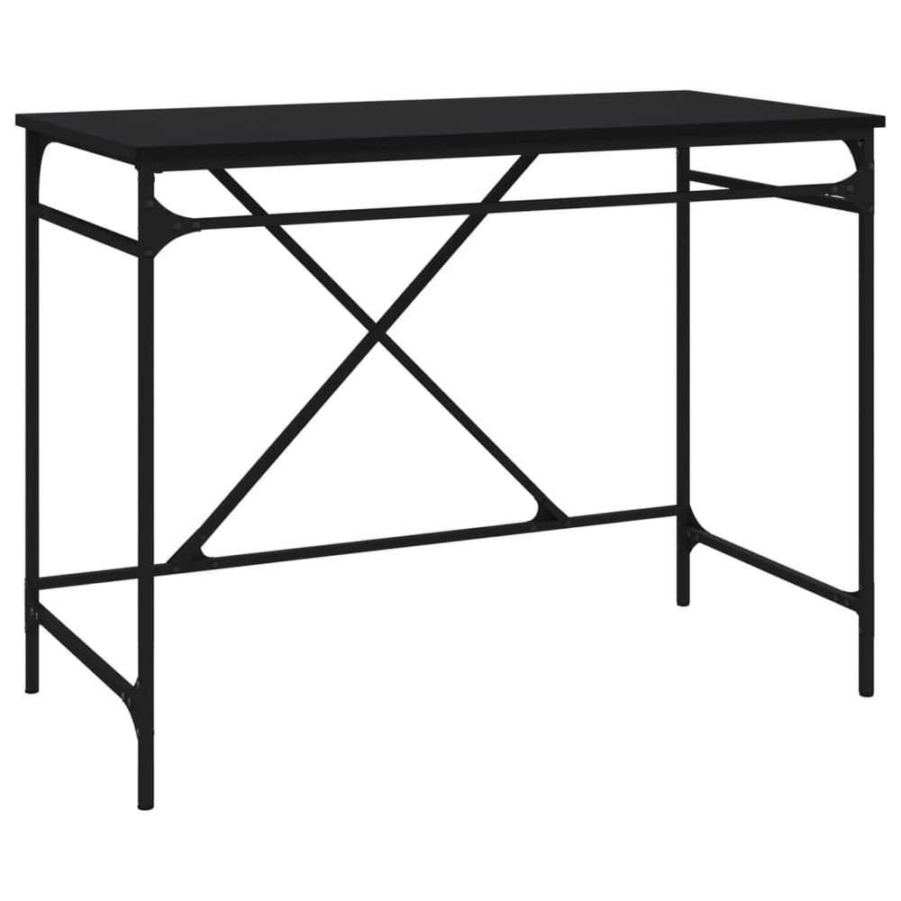 Schwarzer Schreibtisch 100x50 cm