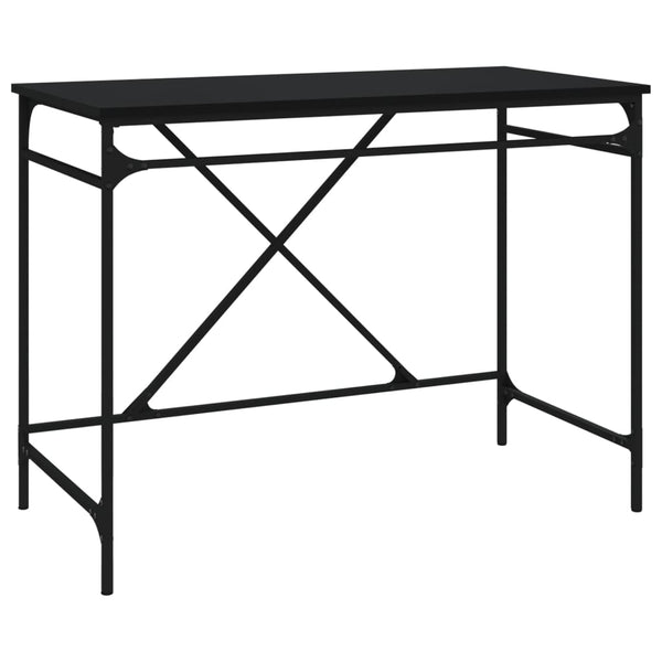 Schwarzer Schreibtisch 100x50 cm