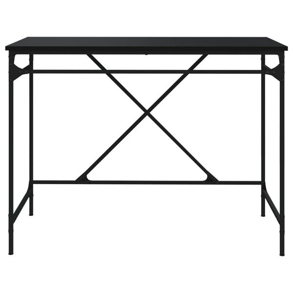 Schwarzer Schreibtisch 100x50 cm