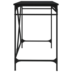 Schwarzer Schreibtisch 100x50 cm