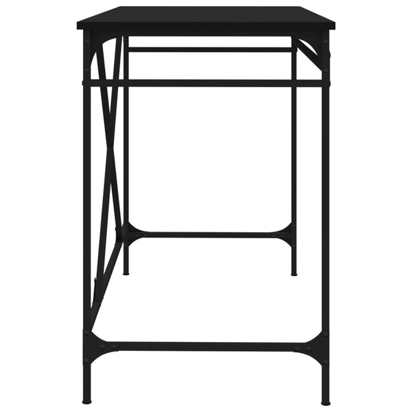 Schwarzer Schreibtisch 100x50 cm