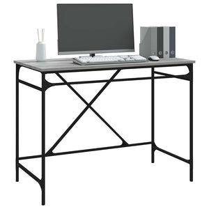 Schreibtisch Grau Sonoma 100x50 cm