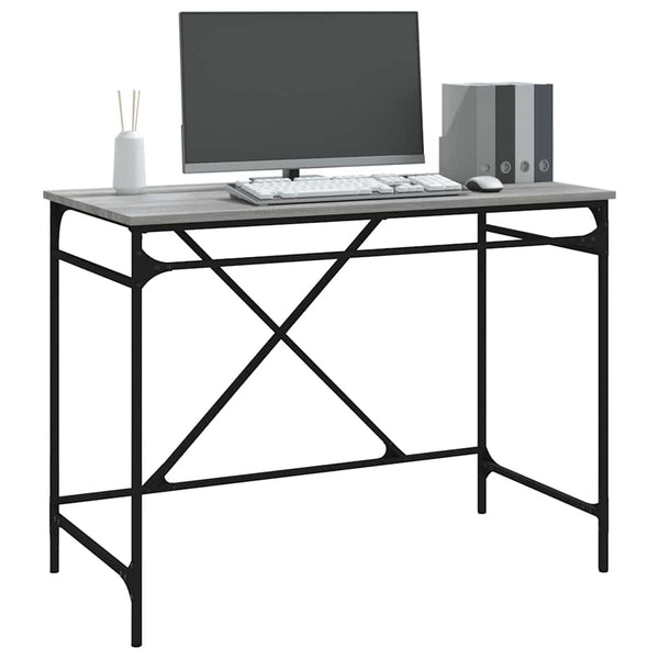Schreibtisch Grau Sonoma 100x50 cm