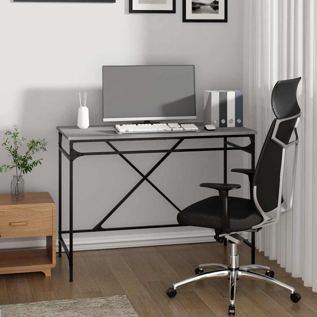 Schreibtisch Grau Sonoma 100x50 cm