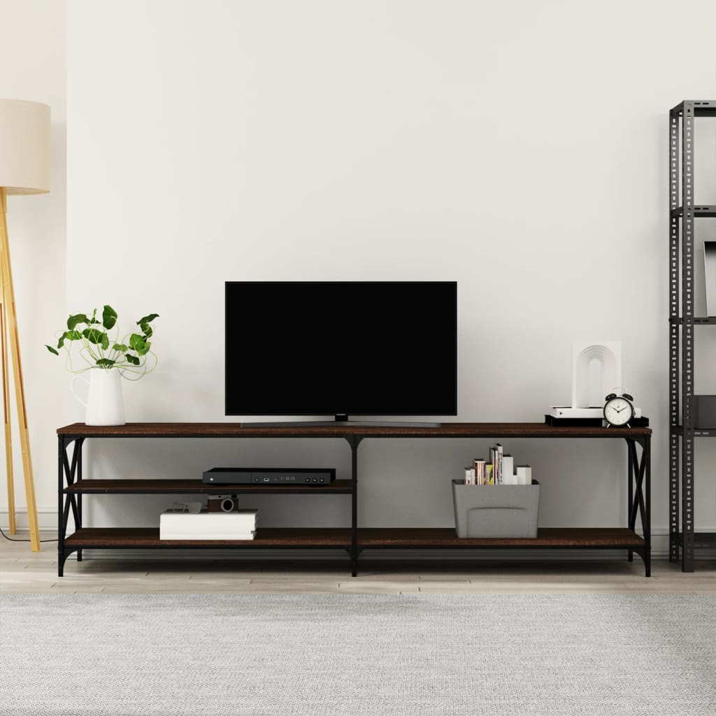 TV-Schrank Braun Eiche 200 cm