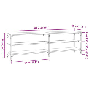 TV-Schrank Sonoma Eiche 160 cm