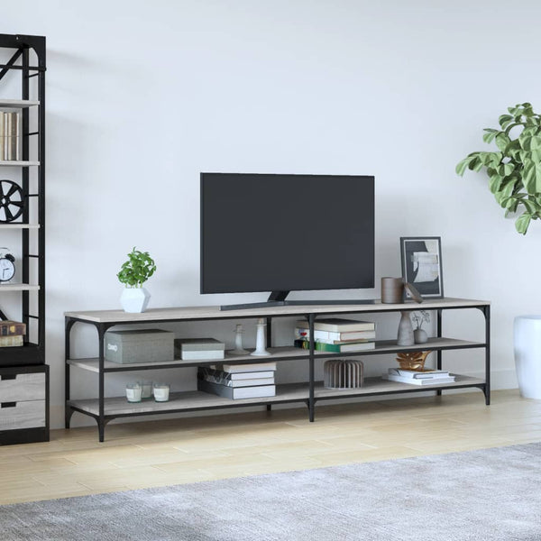 TV-Schrank Grau Sonoma 200 cm