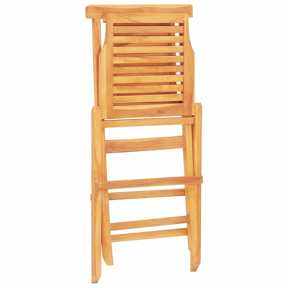 Gartenstühle 6 Stk. Klappbar 47x63x90 cm Massivholz Teak