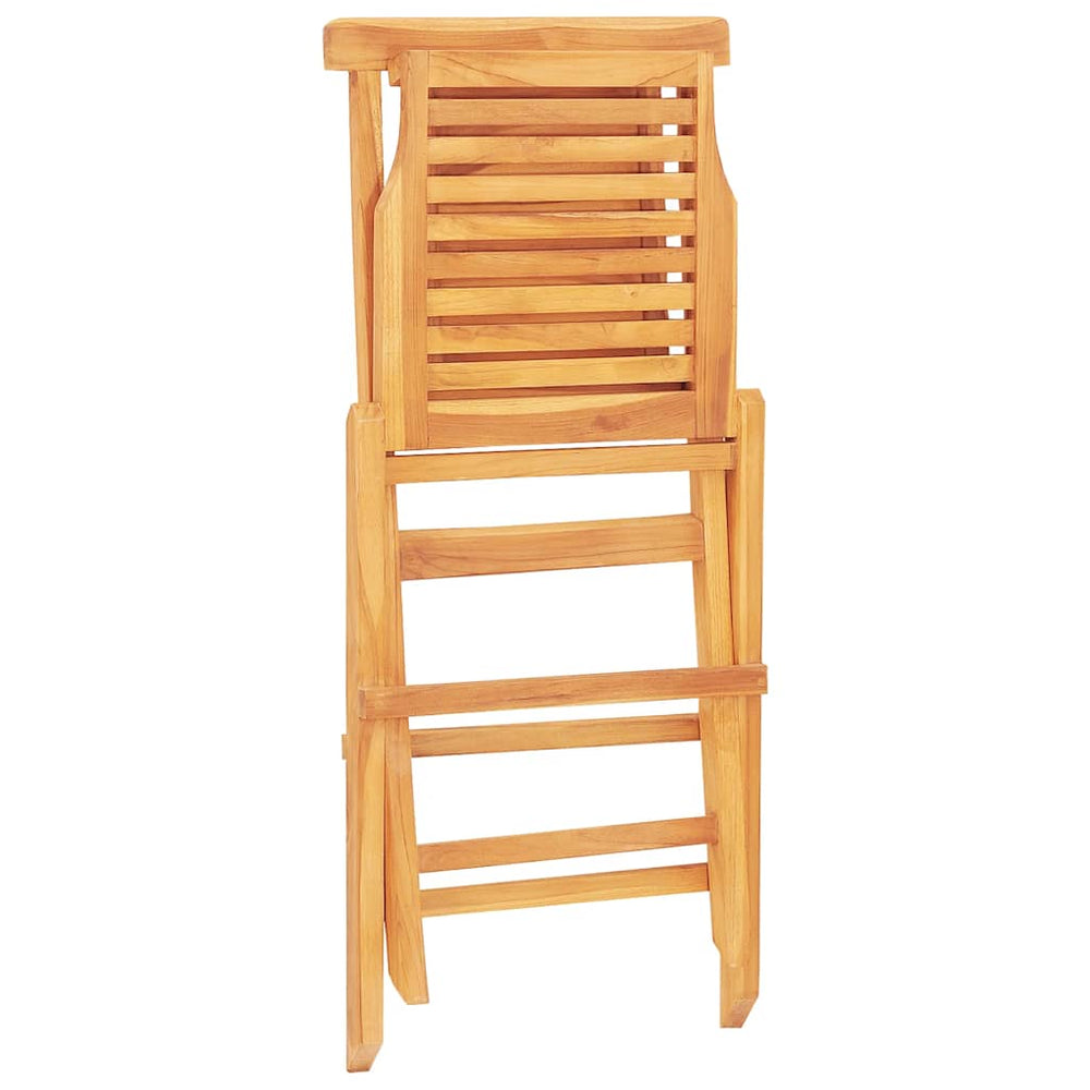 Gartenstühle 8 Stk. Klappbar 47x63x90 cm Massivholz Teak