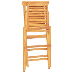 Gartenstühle 8 Stk. Klappbar 47x63x90 cm Massivholz Teak