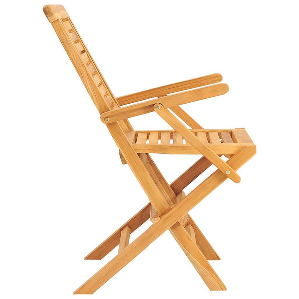 Gartenstühle 8 Stk. Klappbar 56x63x90 cm Massivholz Teak