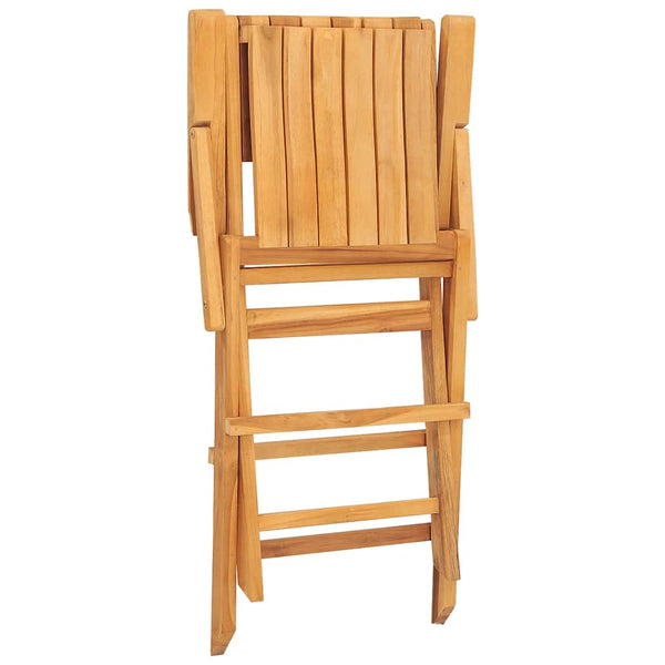 Gartenstühle 4 Stk. Klappbar 55x62x90 cm Massivholz Teak
