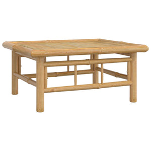 11-tlg. Garten-Lounge-Set mit Dunkelgrauen Kissen Bambus