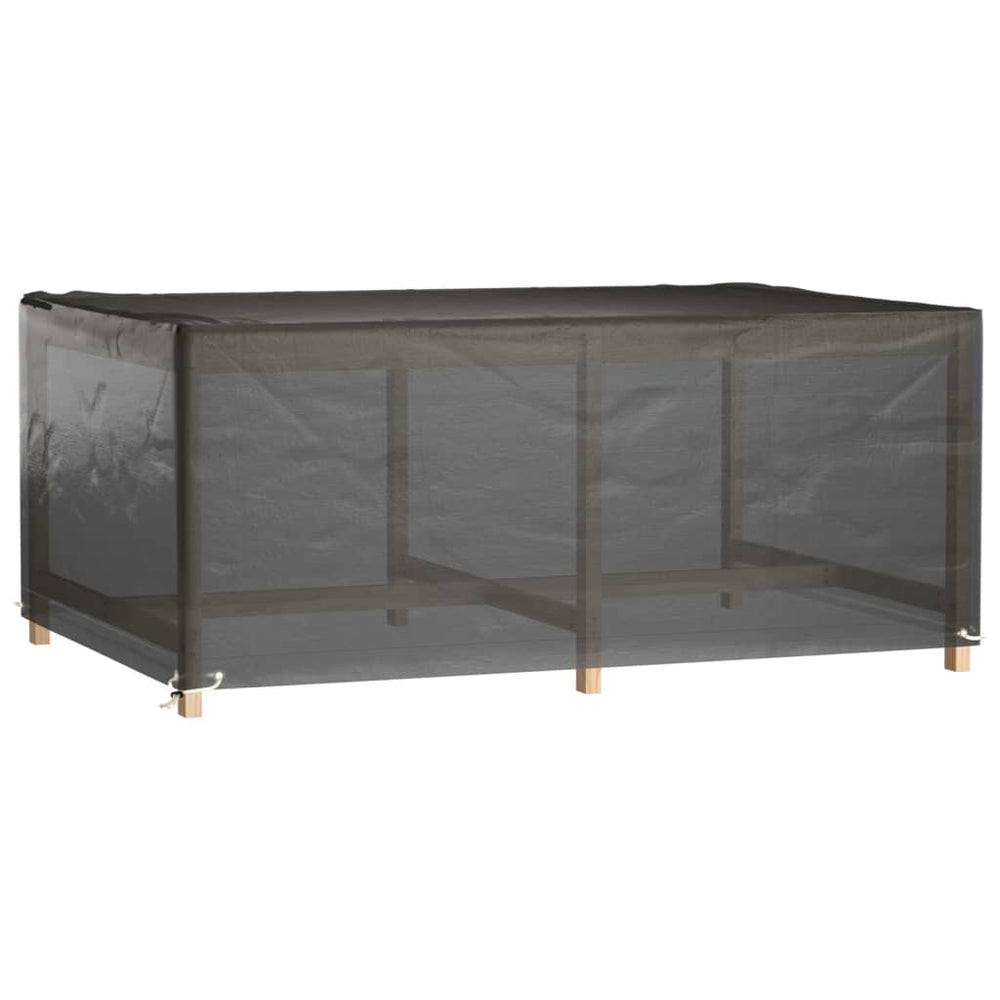 Gartenmöbel-Abdeckungen 2 Stk. 8 Ösen 180x122x75 cm Rechteckig