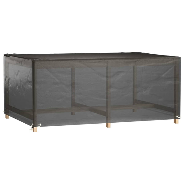 Gartenmöbel-Abdeckungen 2 Stk. 8 Ösen 180x122x75 cm Rechteckig