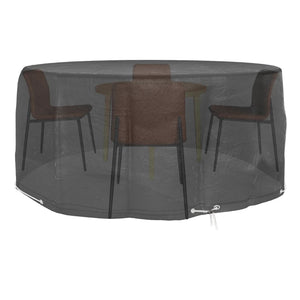 Gartenmöbel-Abdeckungen 2 Stk. 10 Ösen Ø260x90 cm Rund