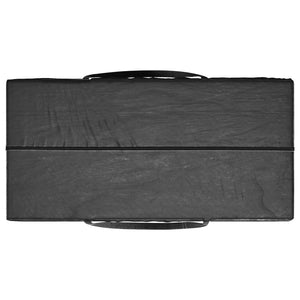 Aufbewahrungstasche für Gartenkissen 2 Stk. Schwarz 150x75x75cm