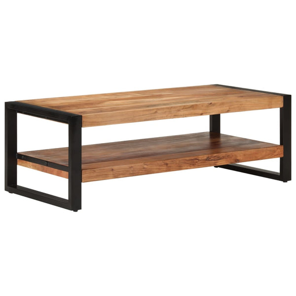 Couchtisch Akazie Massivholz 120 cm