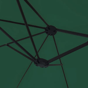Großer Doppel Sonnenschirm Grün 449 cm