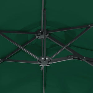 Doppel Sonnenschirm Grün 316x145 cm