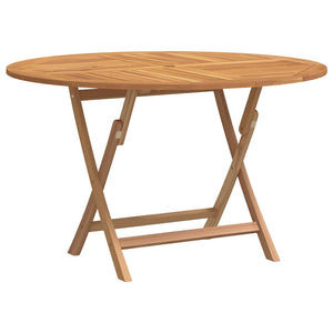 Klappbarer Gartentisch Teakholz Ø 110cm