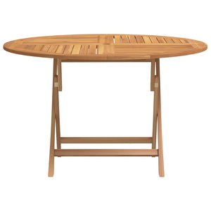 Klappbarer Gartentisch Teakholz Ø 110cm