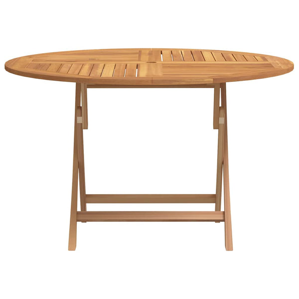 Klappbarer Gartentisch Teakholz Ø 110cm