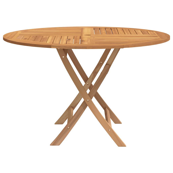 Klappbarer Gartentisch Teakholz Ø 110cm