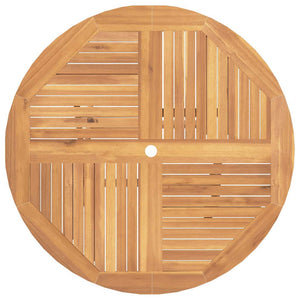 Klappbarer Gartentisch Teakholz Ø 110cm