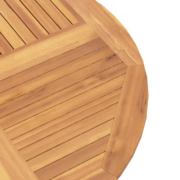 Klappbarer Gartentisch Teakholz Ø 110cm
