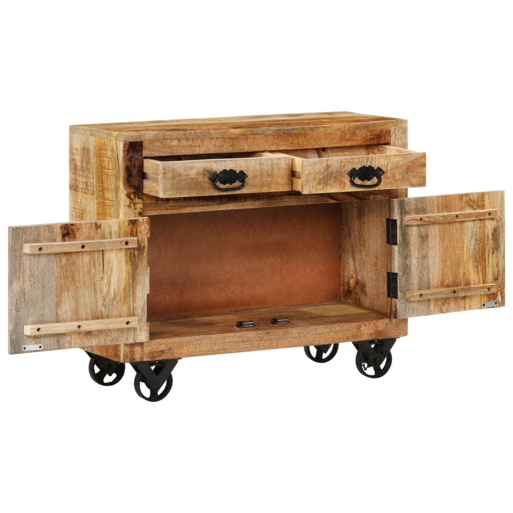 Sideboard aus Mangoholz, 80 cm