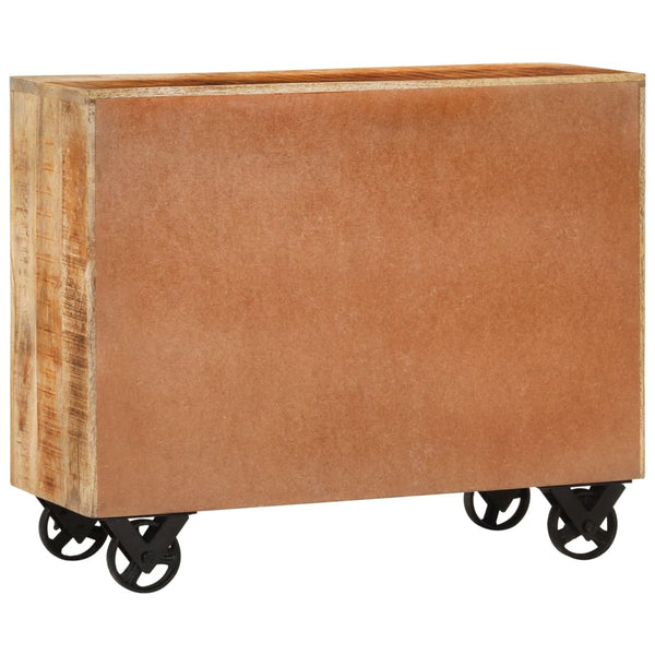Sideboard Mango Massivholz 80 cm mit 3 Schubladen