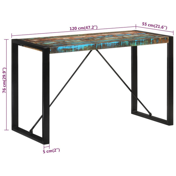 Esstisch Altholz Massiv 120 cm
