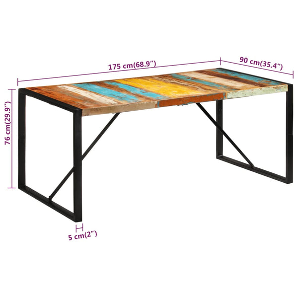 Esstisch Altholz Massiv 175 cm