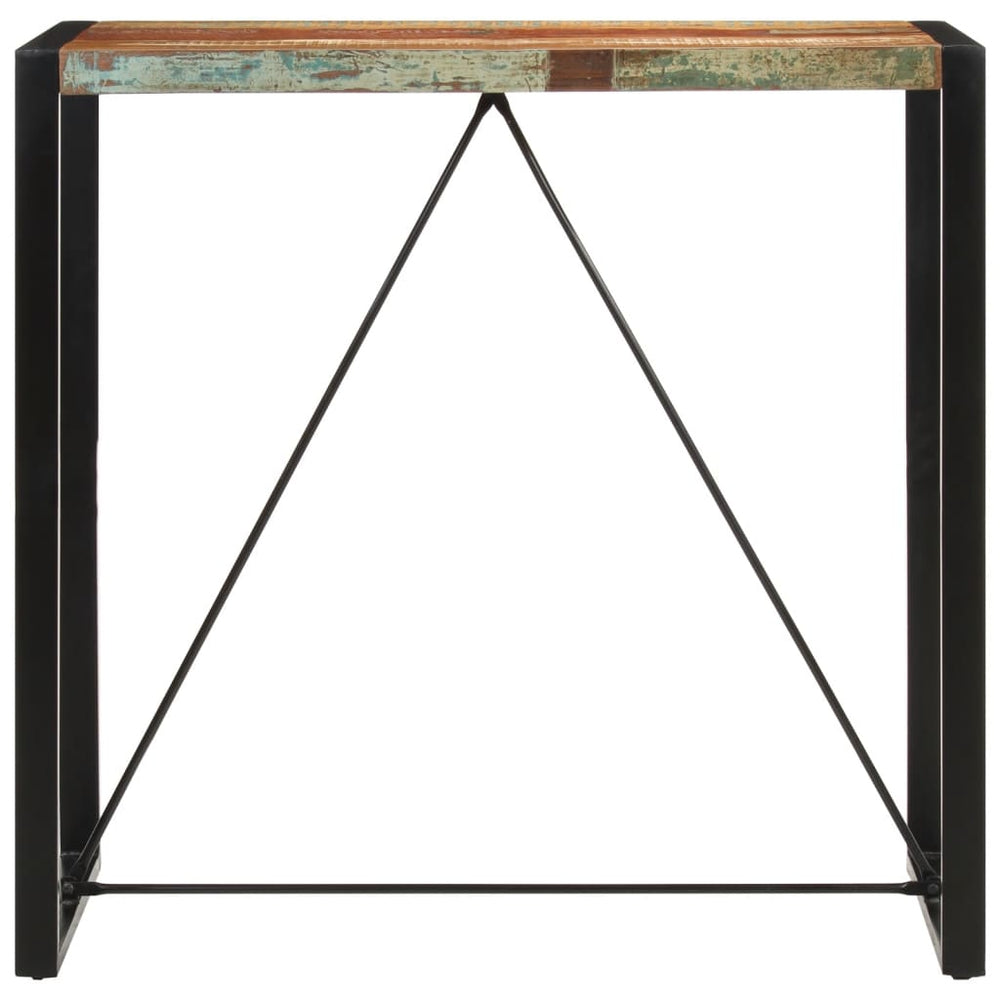 Bartisch Altholz Massiv 110x55x110 cm