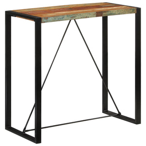 Bartisch Altholz Massiv 110x55x110 cm