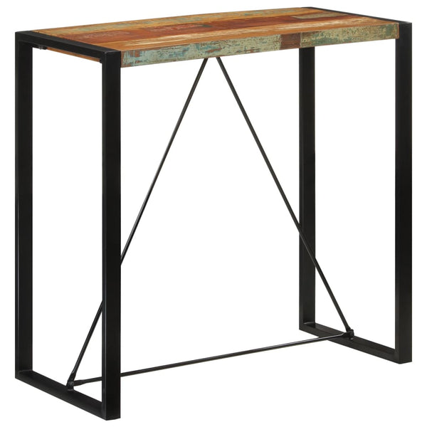 Bartisch Altholz Massiv 110x55x110 cm