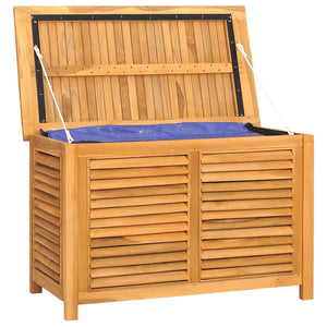 Teak Gartenbox mit Beutel 90x50x58 cm