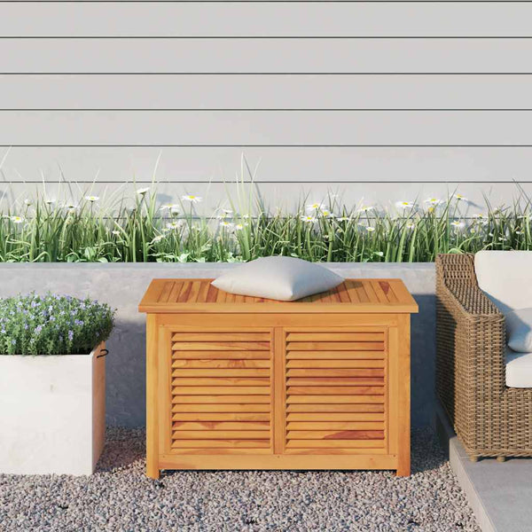 Teak Gartenbox mit Beutel 90x50x58 cm